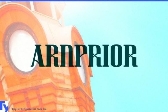 Arnprior: A Modular Display Font for Captivating Design