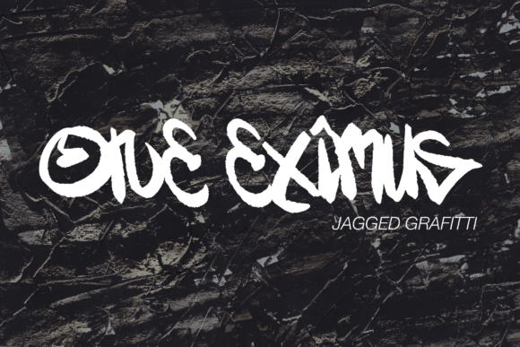 One Eximus: The Graffiti-Inspired Font for Bold Branding