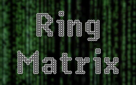 Ring Matrix: A Bold Typeface for Sci-Fi and High-Impact Designs
